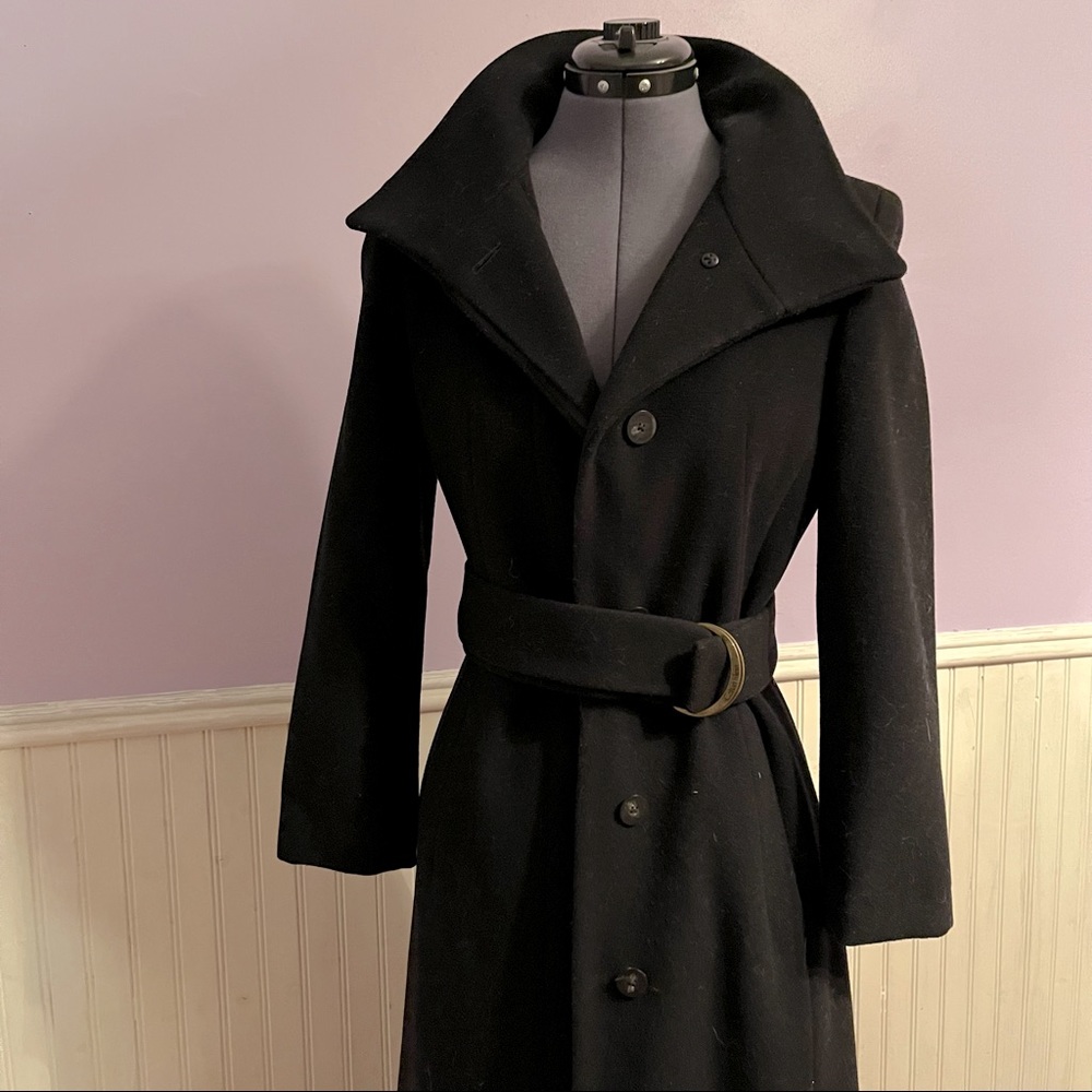 CALVIN KLEIN Wool and Cashmere Pea-Coat